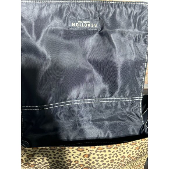 Kenneth Cole Reaction Leopard Print Messenger Shoulder Bag - Picture 10 of 10